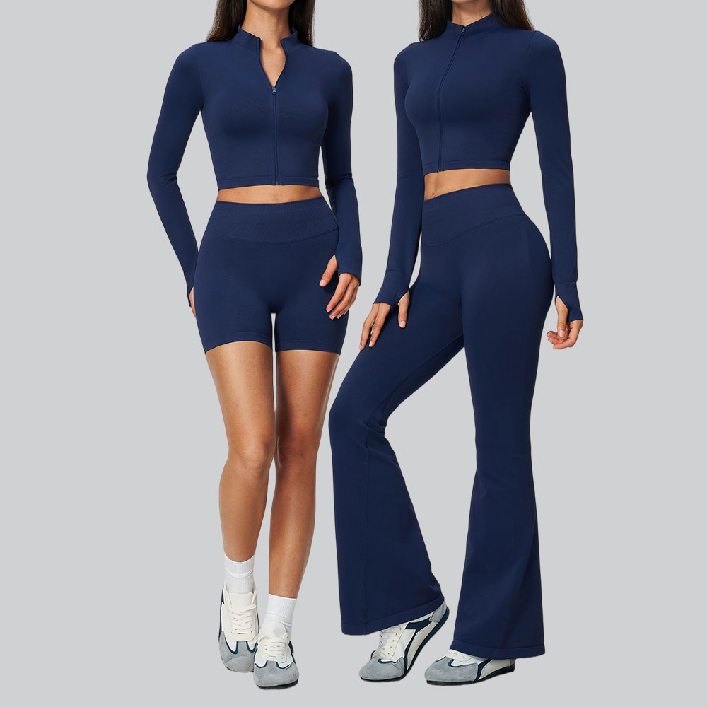 Compression Long Pant - Женский бесшовный спортивный костюм для йоги,