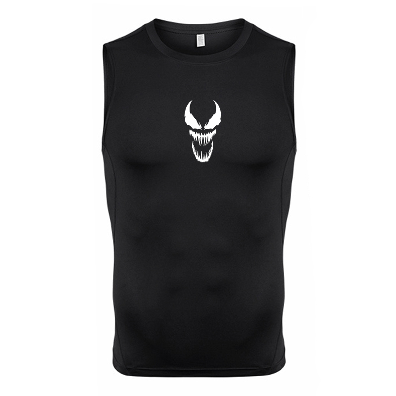 Sleeveless Undershirt - Компрессионная рубашка без рукавов с графическим