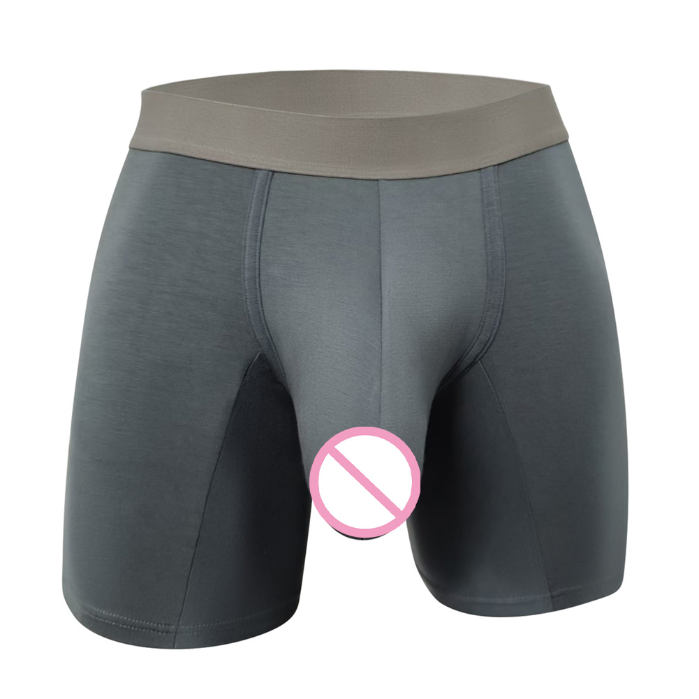 Long Leg Trunk Men - Удобные мужские боксеры из модала, спортивные
