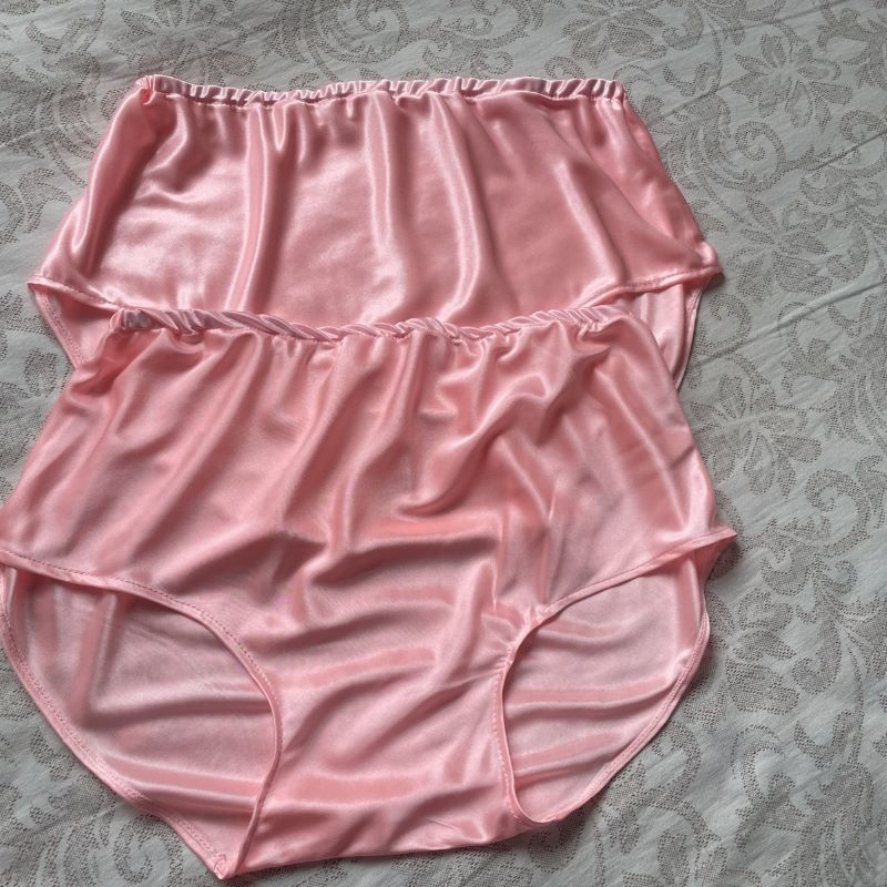 Boxer Shorts Modal - Унисекс трусики из блестящего розового шелка,