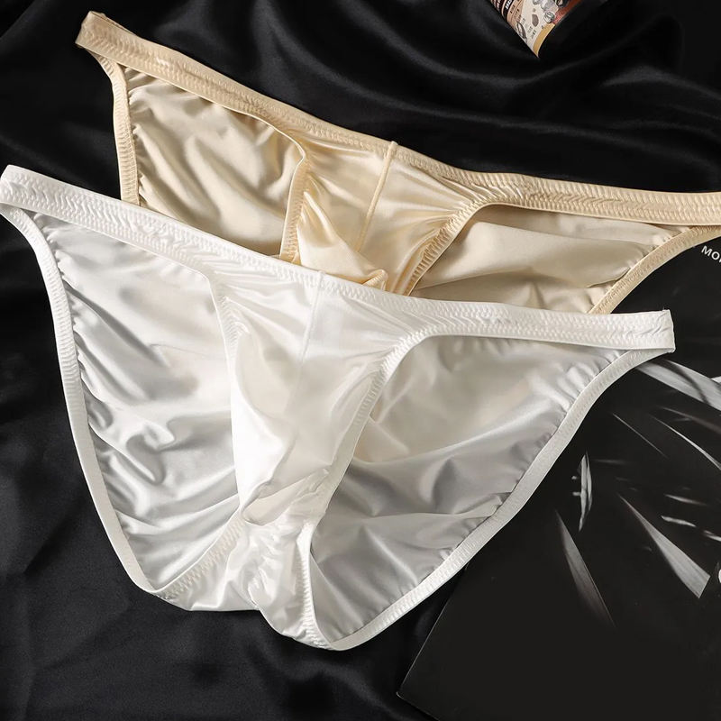 Мужские трусы-брифы из блестящ – обзор и цена Pouch Boxer Pouch